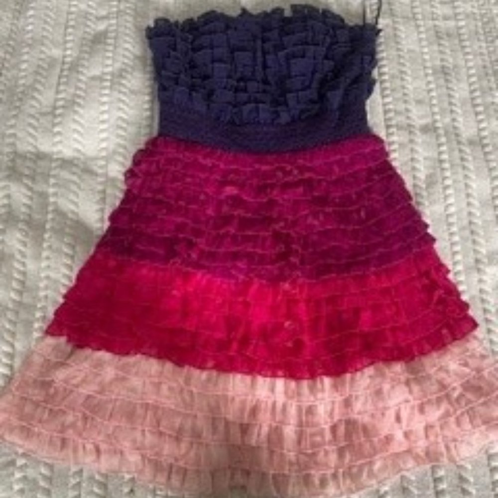 Minsuel (Modcloth) Ruffle Striped Dress